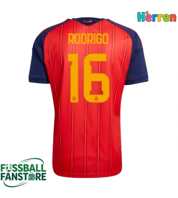 Spanien Rodri Hernandez #16 Replik Heimtrikot WM 2026 Kurzarm